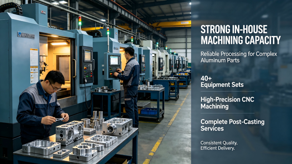 Casting aluminum parts
